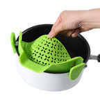 Scolapasta in silicone salvaspazio per pentole, foto 5