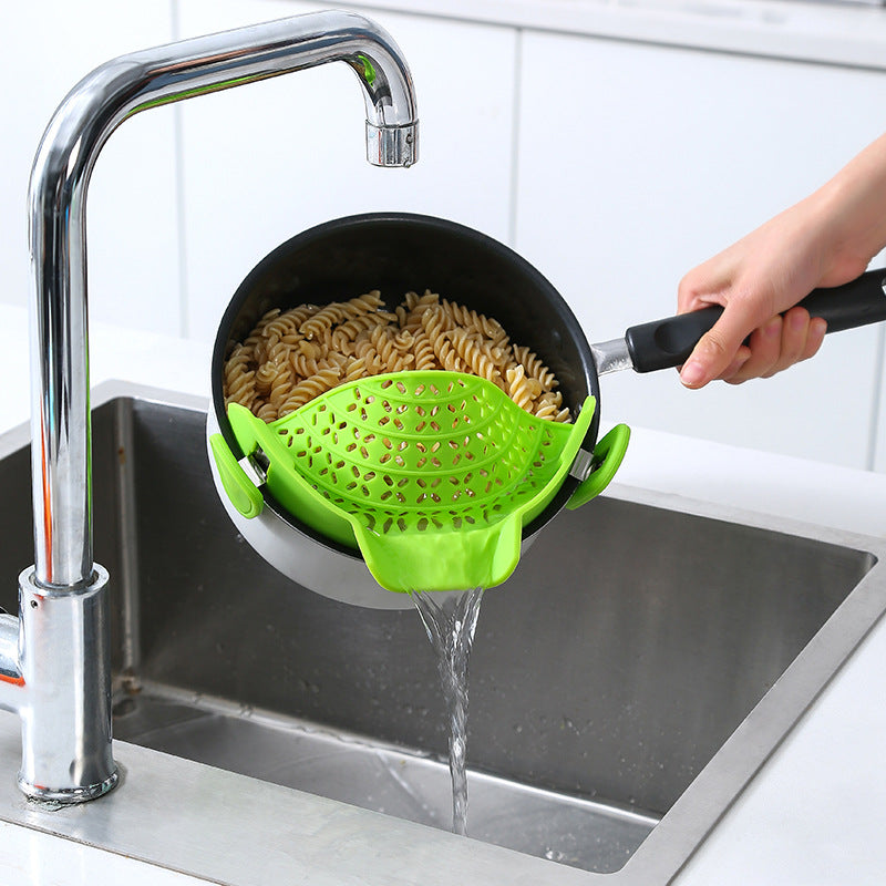 Scolapasta in silicone salvaspazio per pentole, foto 2