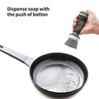 Spazzola lavapiatti con dispenser di sapone, foto 3