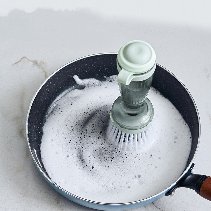 Spazzola lavapiatti con dispenser di sapone, foto 8