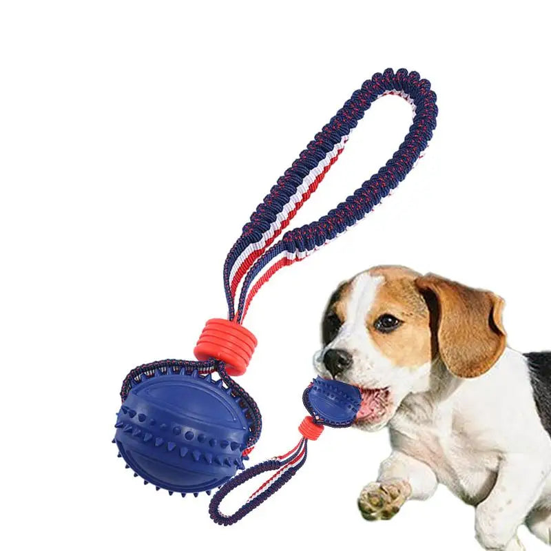 Pallina interattiva per cani con corda, foto 5