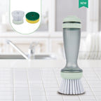 Spazzola lavapiatti con dispenser di sapone, foto 5