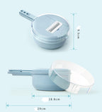 Mandolina affettaverdure 8 in 1 con colino, foto 4