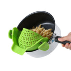 Scolapasta in silicone salvaspazio per pentole, foto 3