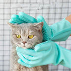 Guanto spazzola in silicone per toelettatura cani e gatti, foto 2