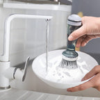 Spazzola lavapiatti con dispenser di sapone, foto 2