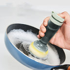 Spazzola lavapiatti con dispenser di sapone, foto 4