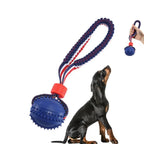 Pallina interattiva per cani con corda, foto 4