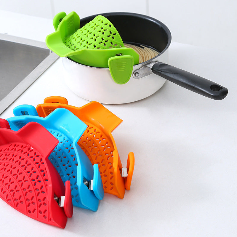 Scolapasta in silicone salvaspazio per pentole, foto 7